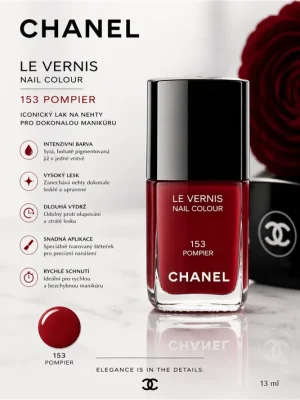Odeslání Ihned Chanel Le Vernis Nail Colour – odstín 153 Pompier 13ml