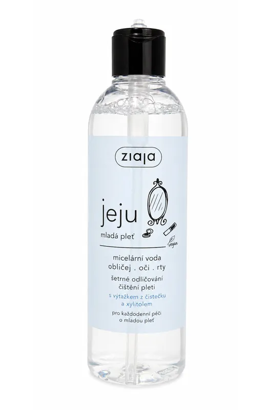 ZIAJA Jeju Micelární voda – mladá pleť (390 ml)-poškozený aplikátor Akce