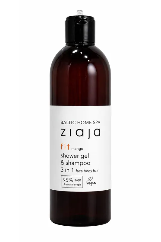 ZIAJA Baltic Home Spa Fit Mango – sprchový gel & šampon 3v1, 500 ml (poškozený aplikátor) Tovární Cena