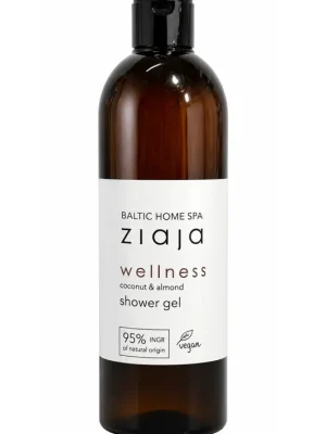 Značkový ZIAJA Baltic Home Spa Wellness Coconut & Almond – sprchový gel 500 ml-(poškozený aplikátor)