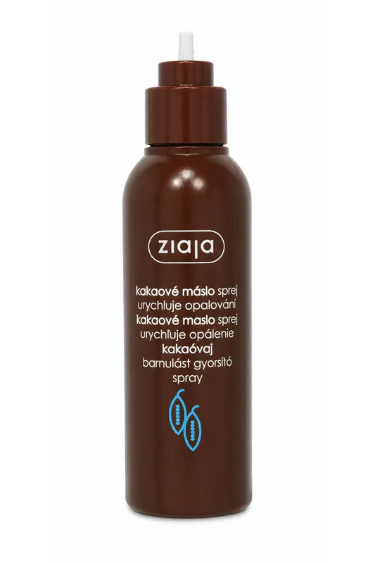 ZIAJA Kakaové máslo – urychlovač opalování ve spreji (100 ml) -poškozený aplikátor Pouze Dnes