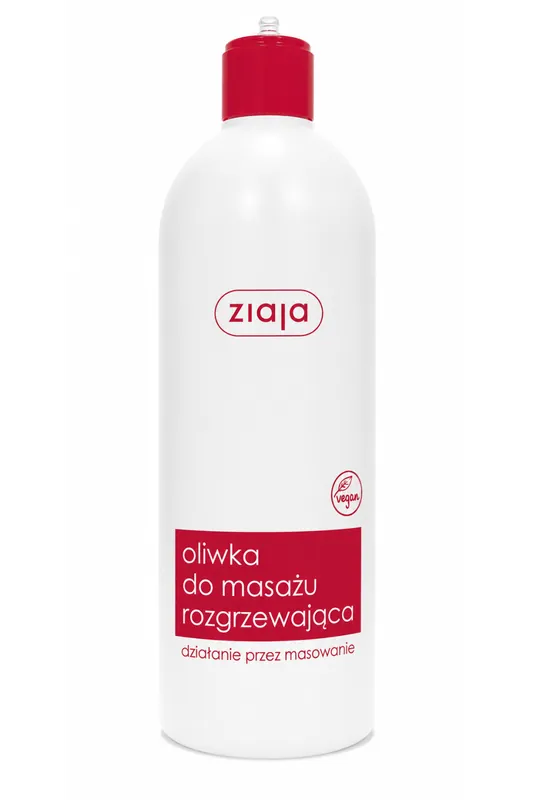 Horká Nabídka ZIAJA Hřejivý masážní olej (500 ml) - poškozený aplikátor