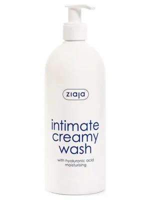 Ziaja Intimate Creamy Wash – Intimní mycí emulze s kyselinou hyaluronovou 500 ml -(poškozený aplikátor) Ověřený