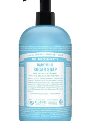 Ověřený Dr. Bronner's - Organické cukrové mýdlo Baby Mild 355 ml (poškozený aplikátor)
