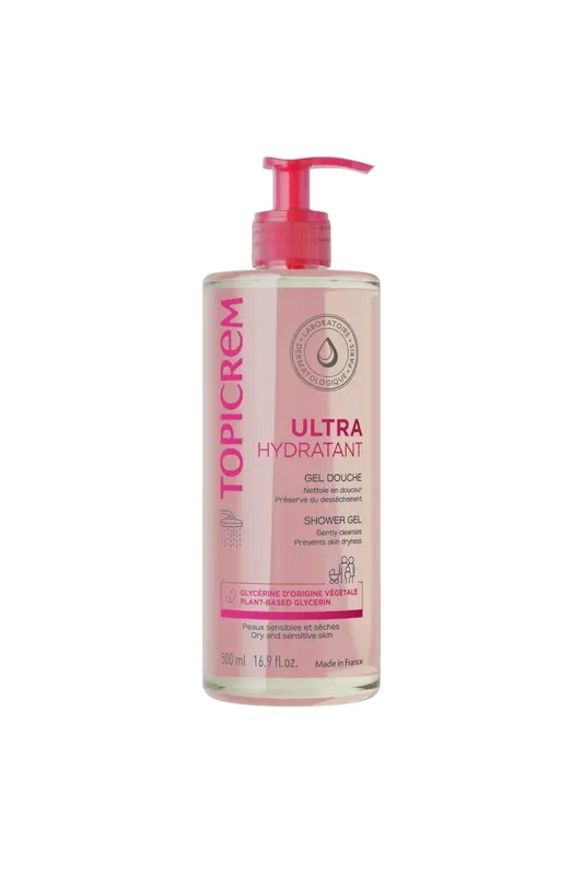 Omezená Nabídka TOPICREM Ultra hydratační sprchový gel 500 ml-(poškozený aplikátor)
