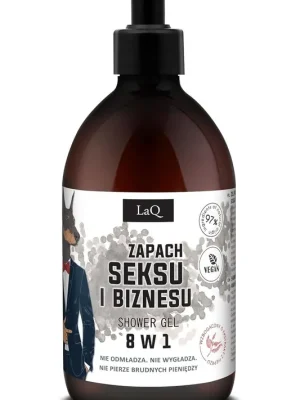 LAQ tělový sprchový gel Doberman 500 ml-(poškozený aplikátor) Super Cena