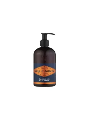 Kup Teď King C. Gillette Šampon na bradu a obličej pro muže, 350 ml-(poškozený aplikátor)