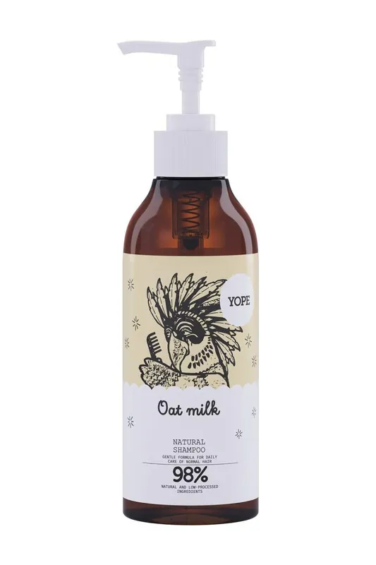 YOPE Přírodní šampon Ovesné mléko pro normální vlasy 300 ml-(poškozený aplikátor) Objednat Nyní