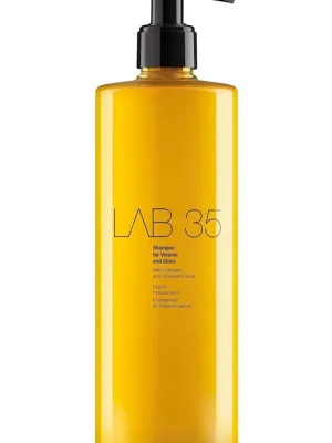 Originální Kallos LAB 35 Šampon pro objem a lesk s kolagenem a kyselinou hyaluronovou 500 ml-(poškozený aplikátor)