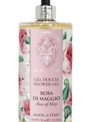 La Florentina Gel Doccia Shower Gel Rosa Di Maggio 750 ml-(poškozený aplikátor) Hit Sezóny