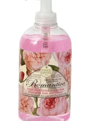 NESTI Dante Romantica Růže & Pivoňka, tekuté mýdlo 500 ml-(poškozený aplikátor) Must-Have