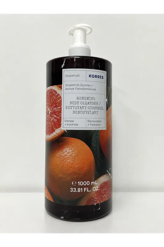 KORRES Grapefruit Sunrise Renewing Body Cleanser sprchový gel 1000 ml (poškozený aplikátor) Aktuální