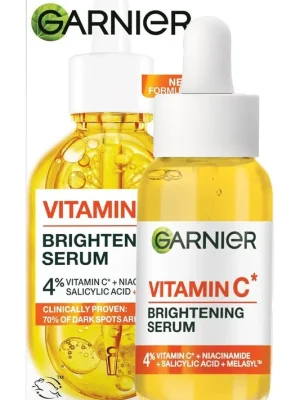 Dokud Zásoby Vydrží Garnier rozjasňující sérum s 4 % vitamínu C a niacinamidem, 30 ml