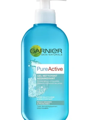 Výhodná Nabídka Garnier Skin Naturals Pure Skin čisticí gel 200 ml