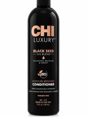 Nakupujte Hned CHI Luxury Black Seed Oil Blend Moisture Replenish Conditioner 739 ml (poškozený aplikátor)