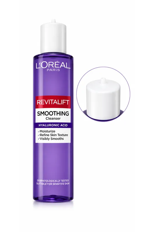 L'Oréal Paris Revitalift Smoothing Cleanser s kyselinou hyaluronovou 150 ml (poškozený aplikátor) Hit Sezóny