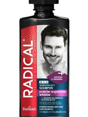 Radical MEN Posilující šampon proti vypadávání vlasů 400 ml Víkendová Akce