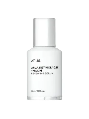 Anua, Retinol 0.3% + Niacin Renewing Serum 30 ml, EXP: 05/2026 Nízká Cena