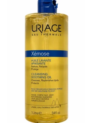 Uriage Xémose Cleansing Soothing Oil 1 l –mycí olej pro velmi suchou pokožku (poškozený aplikátor) Nejlepší Volba