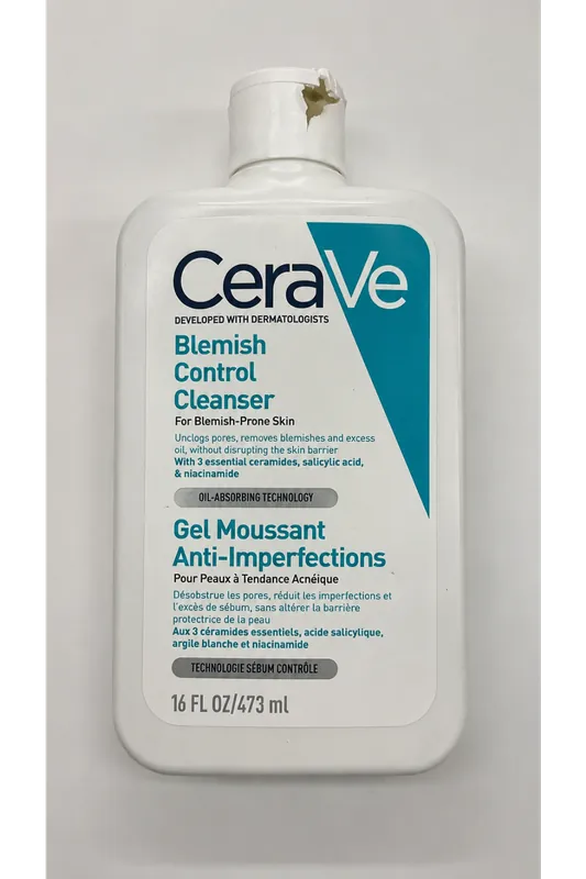 CeraVe Blemish Control Cleanser 473 ml – čisticí gel pro pleť se sklonem k nedokonalostem (poškozený aplikátor) Horká Nabídka