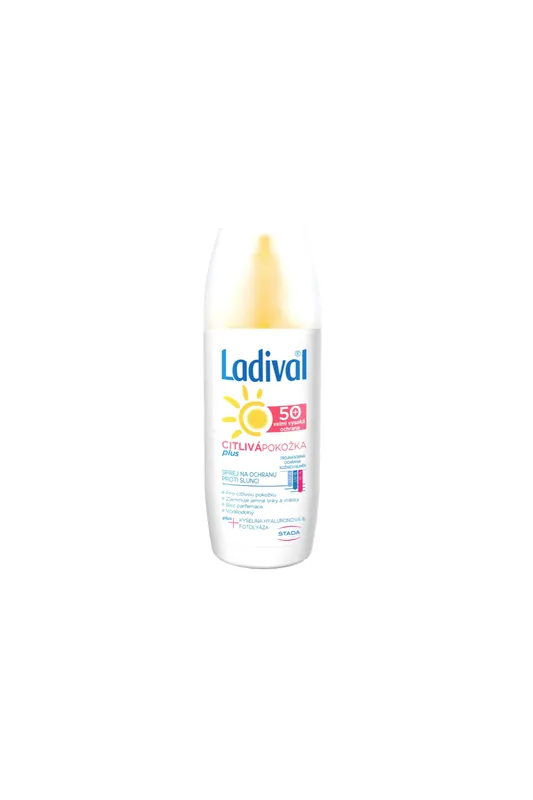 Autentický Ladival Citlivá pokožka plus SPF 50+ sprej 150 ml, EXP. 05/2026