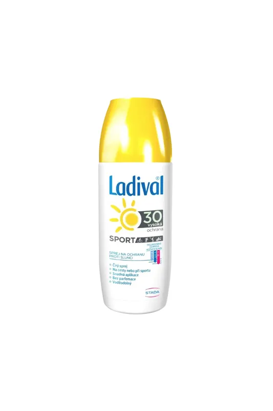 Autentický Ladival Sport SPF30 Sprej, 150ml, EXP: 05/2026