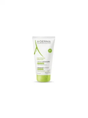 A-Derma Universal Cream univerzální krém s kyselinou hyaluronovou, 150 ml (prasklé víčko) Akční Cena
