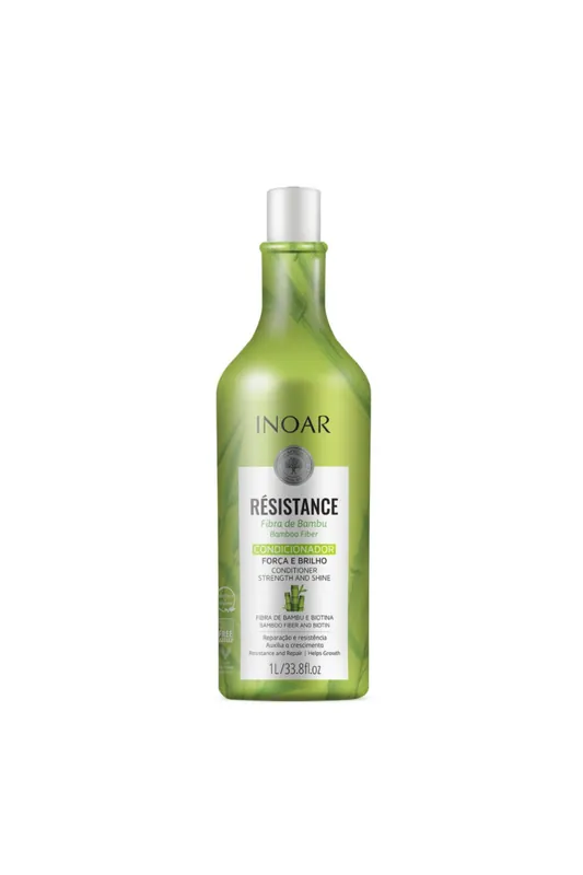Nová Kolekce INOAR Resistance Fibra de Bambu kondicionér 1000 ml, EXP. 05/2026