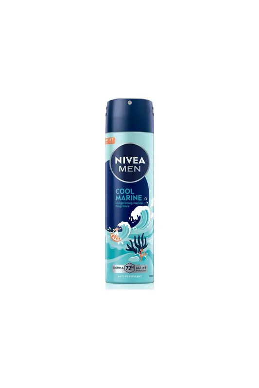Nivea Men antiperspirant Cool Marine 150 ml Omezená Nabídka