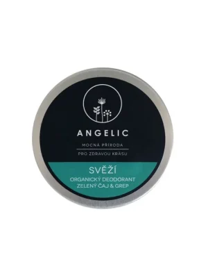 Ověřený Angelic Organický krémový deodorant Svieži Zelený čaj & Grapefruit, 50 ml