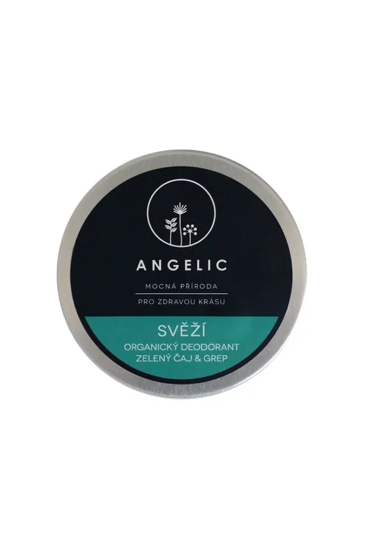 Ověřený Angelic Organický krémový deodorant Svieži Zelený čaj & Grapefruit, 50 ml