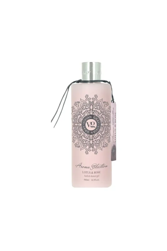 Vivian Gray Sprchový gel Aróma Selection Lotus & Rose, 500 ml Omezená Nabídka