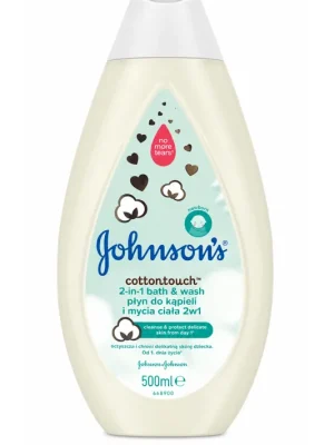 Sezónní Sleva Johnson’s Cottontouch 2v1 Bath & Wash 500 ml (poškozený aplikátor)