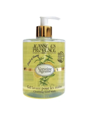 Vysoce Kvalitní Jeanne en Provence Verbena Citrus–mycí gel na ruce 500 ml (poškozený aplikátor)