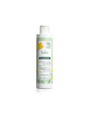 Zlevněný Klorane Bébé Multi-Purpose Oil vyživující tělový olej na dětskou pokožku 200 ml