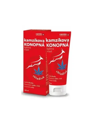 Nakupujte Hned Cemio Kamzíková konopná mast chladivá, 200 ml