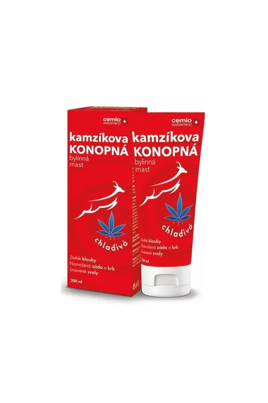 Nakupujte Hned Cemio Kamzíková konopná mast chladivá, 200 ml