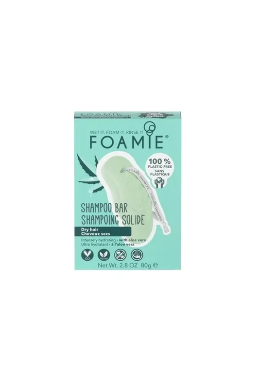 Foamie tuhý šampon Aloe You Vera Much, 80 g (Poškozené balení) Nízká Cena