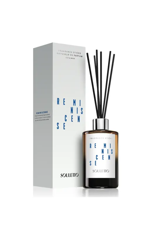 Sezónní Sleva Souletto Reminiscense Fragrance Sticks Diffuser de Parfum aroma difuzér s náplní, 200 ml