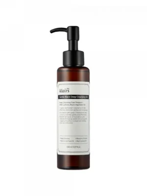 Dear Klairs Gentle Black Deep Cleansing Oil - hydrofilní čistící olej Speciální Cena