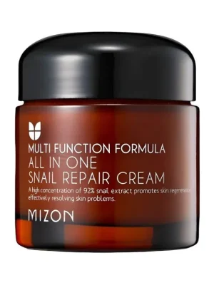 Mizon All In One Snail Repair Cream - výživný pleťový krém s hlemýždím extraktem Akční Cena