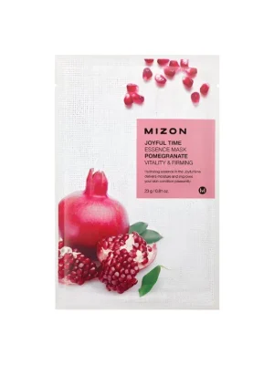 Mizon Joyful Time Essence Mask Pomegranate - revitalizační pleťová maska s granátovým jablkem Zlevněný