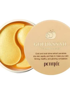 Must-Have Petitfée Gold & Snail Hydrogel Eye Patch - hydrogelové oční polštářky se šnečím mucinem