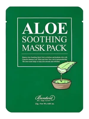 Benton Aloe Soothing Mask Pack- zklidňující, hydratační plátýnková maska s Aloe Vera Odeslání Ihned