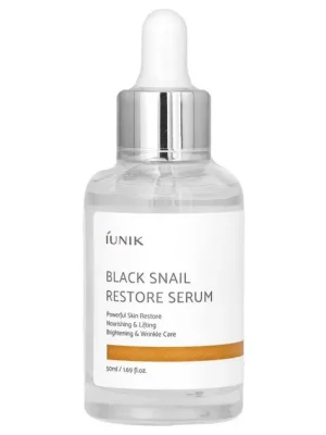 Cenová Bomba IUNIK Black Snail Restore Serum - regenerační pleťové sérum s extraktem šnečího slizu