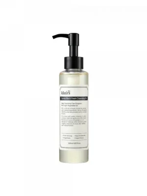 Cenový Hit Dear Klairs Gentle Black Fresh Cleansing Oil - jemný čistící hydrofilní olej na pleť bez přidané parfemace