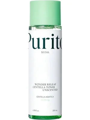 Sezónní Sleva PURITO Seoul Wonder Releaf Centella Toner Unscented - pleťový toner sPupečníkem Asijským bez přidané parfemace
