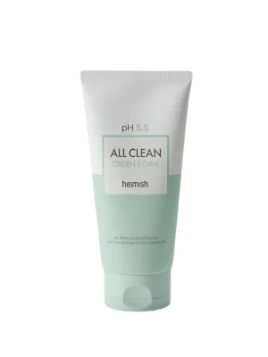 Heimish All Clean Green Foam pH5.5 - jemná čistící pěna na obličej Časově Omezené