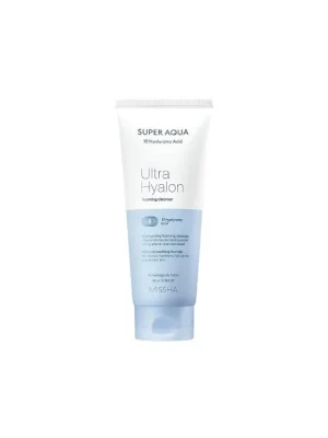 Pouze Dnes Missha Super Aqua Ultra Hyaluron Foaming Cleanser - Hydratační čistící pěna s Kyselinou Hyaluronovou