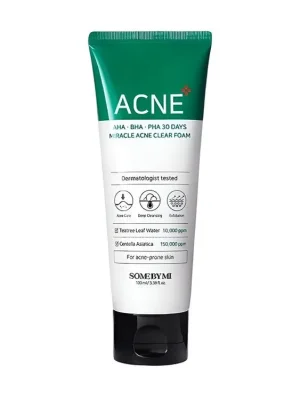 Some By Mi AHA BHA PHA 30 Days Miracle Acne Clear Foam - jemná hloubkově čistící pěna s kyselinami Ověřený